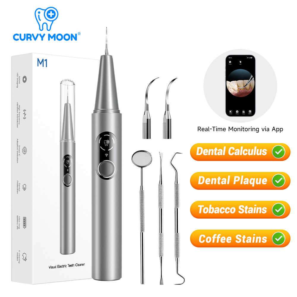 Teeth Whitening Express - CURVY MOON Visible Electric Ultrasonic Tooth