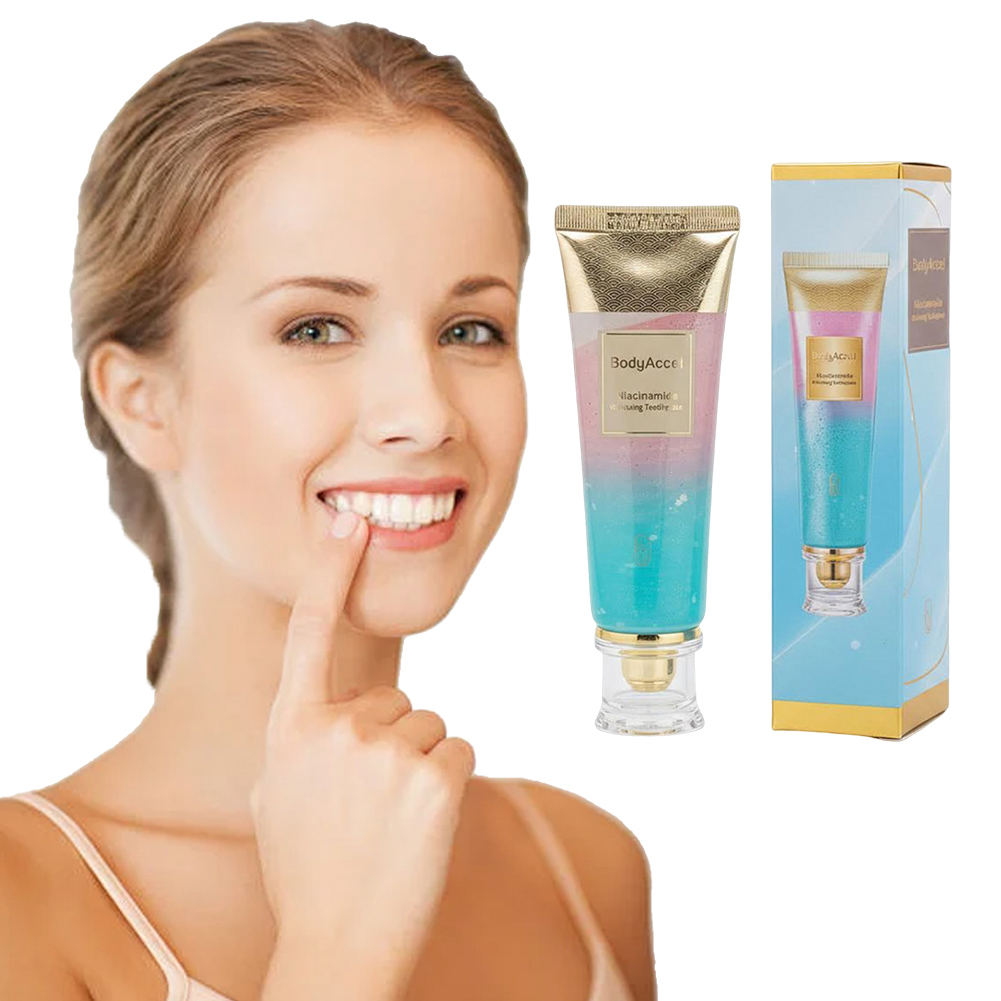 Teeth Whitening Gum - 100G Niacinamide Whitening Toothpaste Brilliant Smile