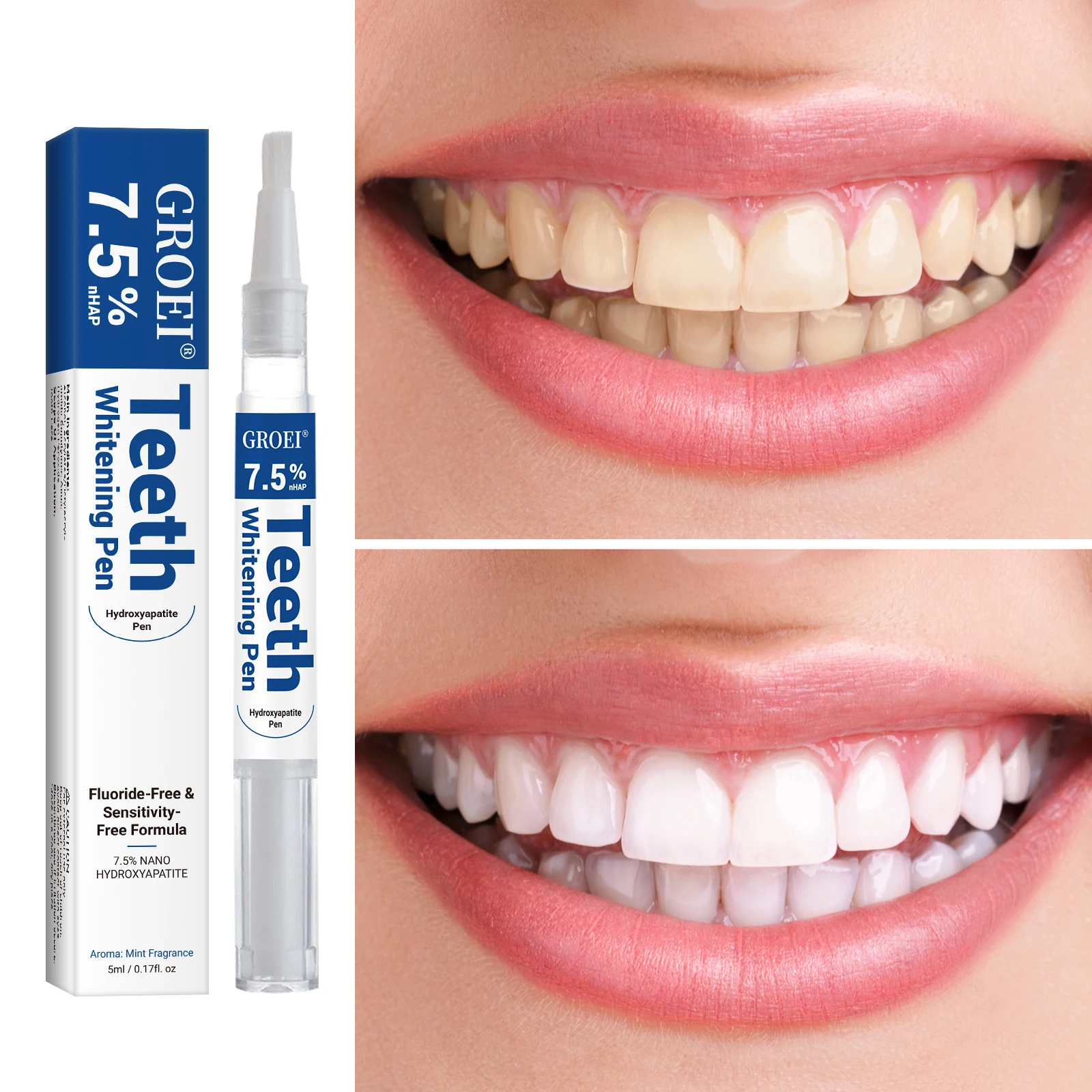 Hydroxyapatite Tooth Whitening - огляд і ціна Teeth Whitening Foam