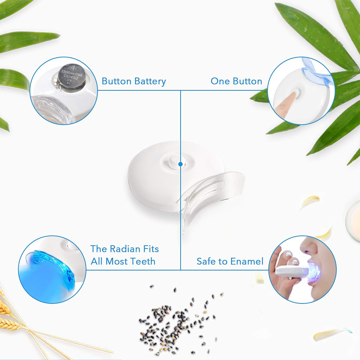 Teeth Whitening Kit - 5X LED L - огляд і ціна Teeth Whitening Foam