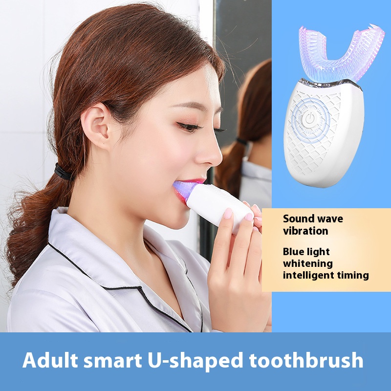 Electric U-Shaped Toothbrush f - огляд і ціна Teeth Whitening Gum