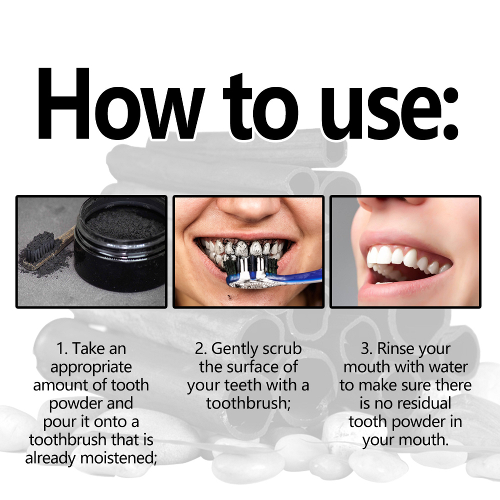 Food Grade Tooth Brightening P - огляд і ціна Whitening Powder Activated