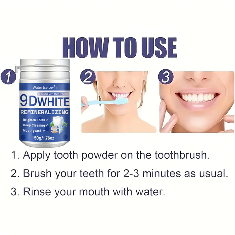 9D White Ice Double Mint Tooth - огляд і ціна Teeth Whitening With Baking Soda