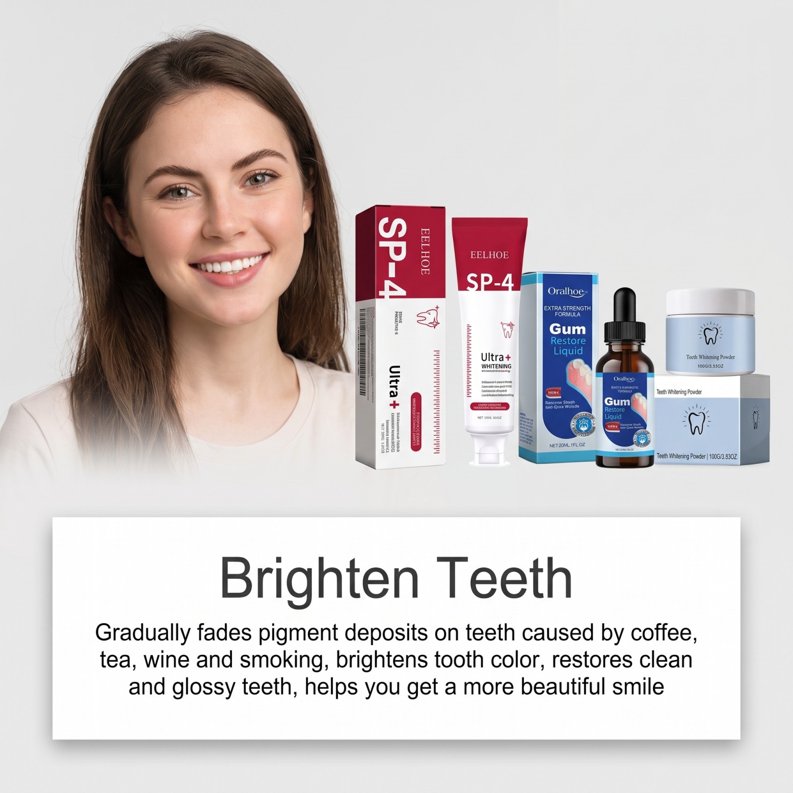 Oral Care Combo Set Whitening  - огляд і ціна Teeth Whitening Foam