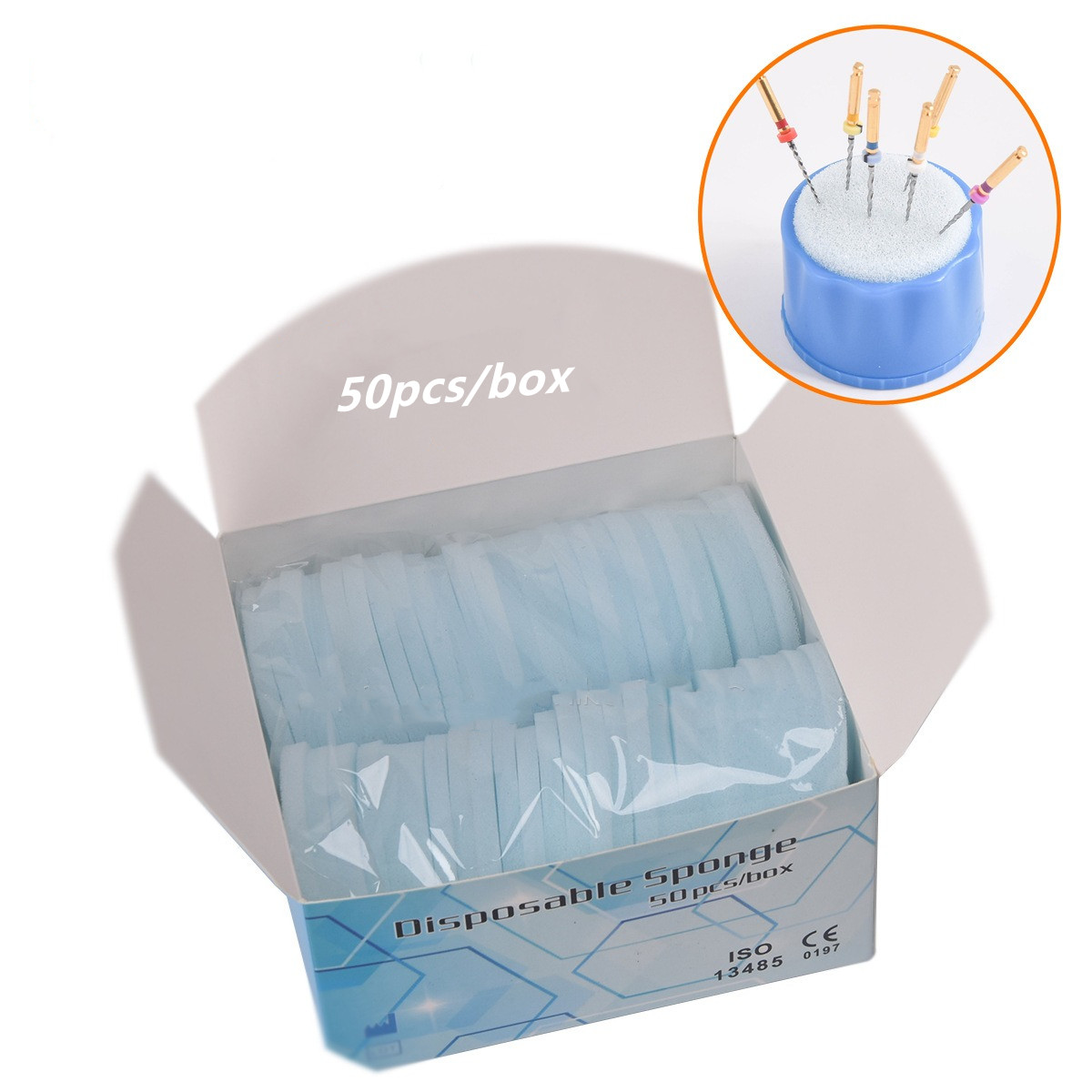 50pcs Disposable Sponge Pad So - огляд і ціна Teeth Whitening Foam