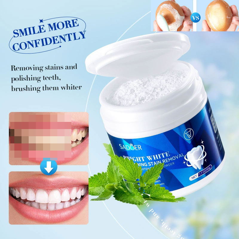 Teeth Whitening Powder Bleachi - огляд і ціна Teeth Whitening With Baking Soda