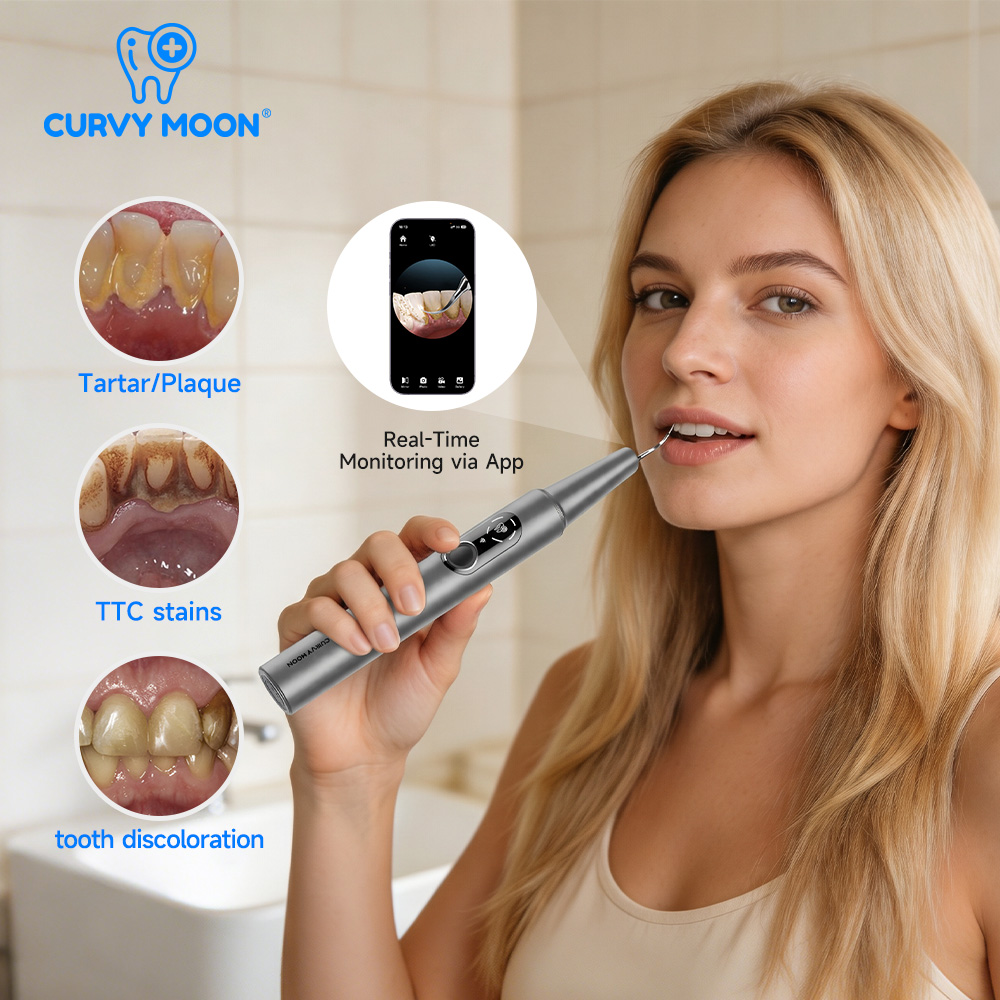 CURVY MOON Visible Electric Ul - огляд і ціна Teeth Whitening Express