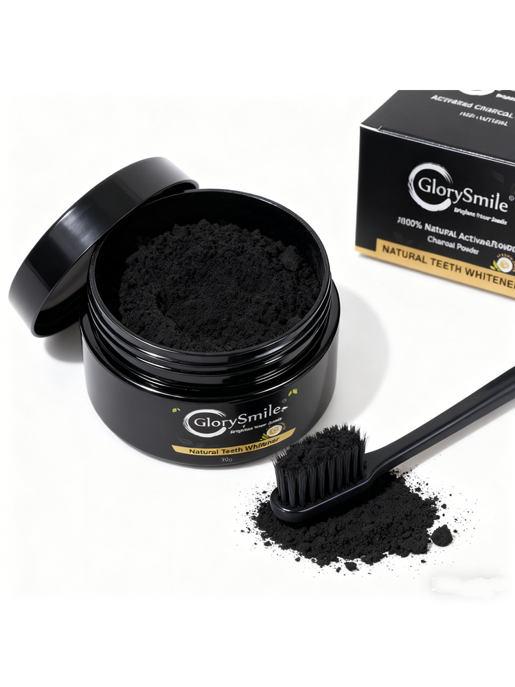 Glorysmile Activated Charcoal  - огляд і ціна Whitening Powder Activated