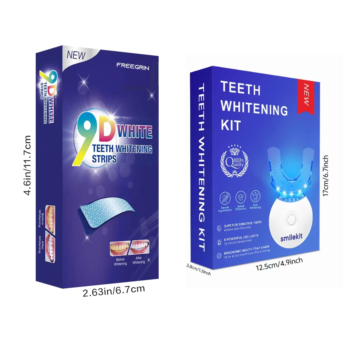 Teeth Whitening Kit - 5X LED L - огляд і ціна Teeth Whitening Foam