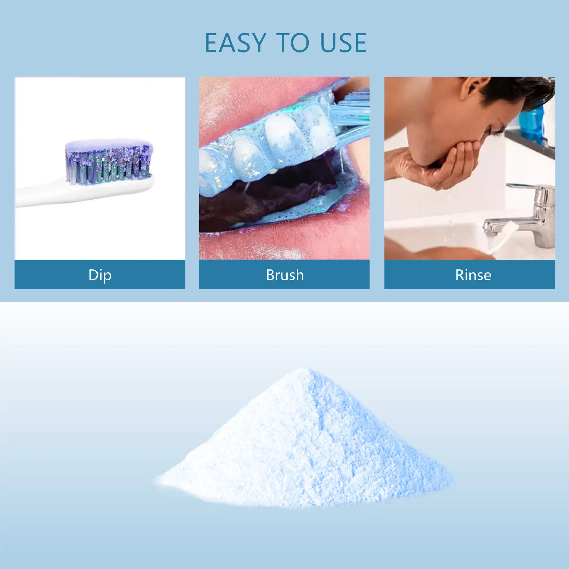 5D 80g Blue Enzyme Teeth White - огляд і ціна Teeth Whitening Enzymes