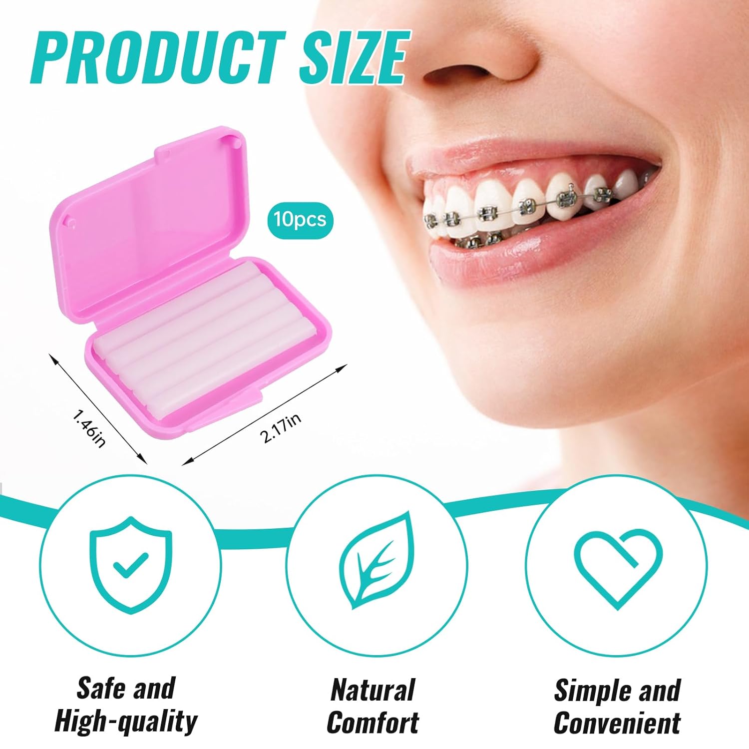 10box Dental Orthodontic Relie - огляд і ціна Teeth Whitening Gum