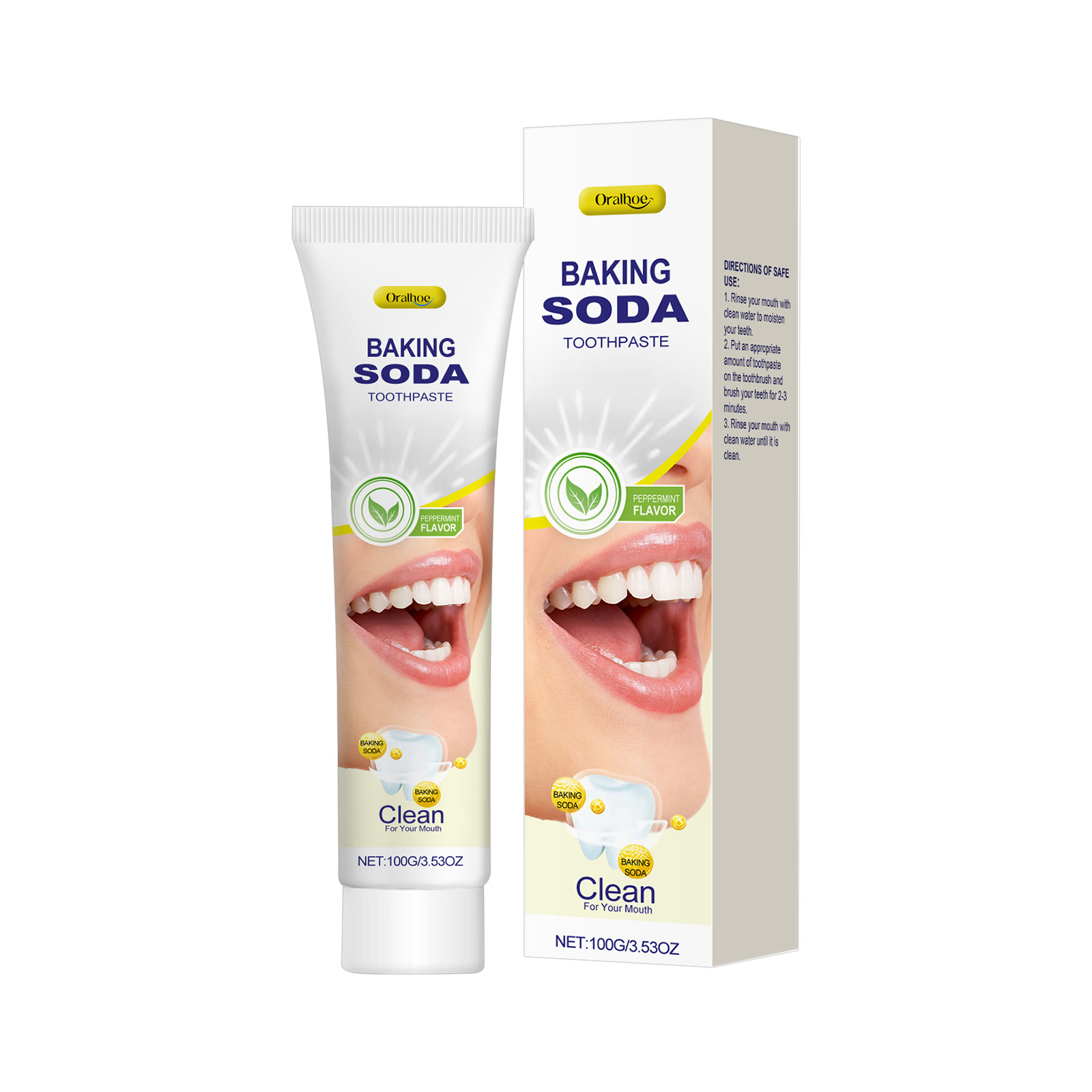 Baking Soda Toothpaste Deep Cl - огляд і ціна Teeth Whitening With Baking Soda