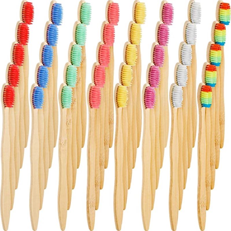 50/100PCS Colorful Natural Bam - огляд і ціна Teeth Whitening Logo