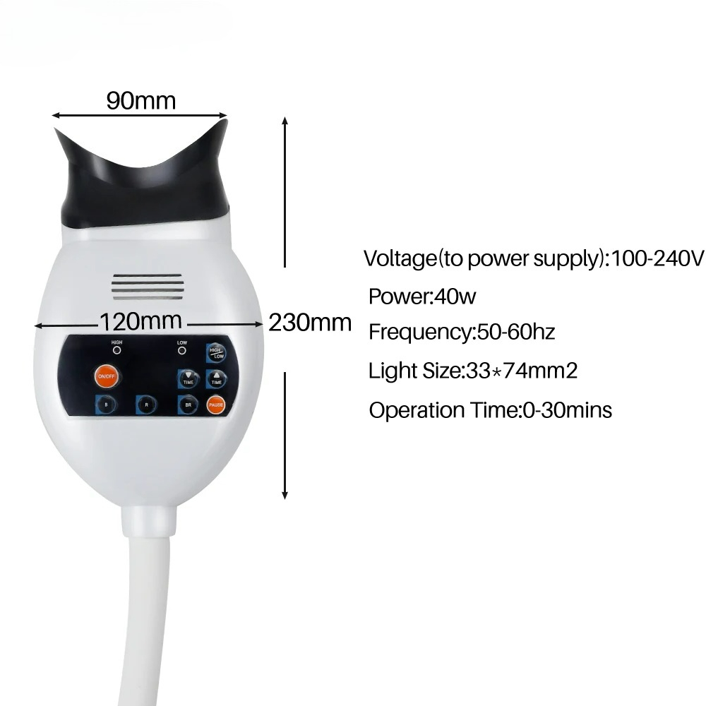Adjustable 3 Colors LED Teeth  - огляд і ціна Teeth Whitening Bleach