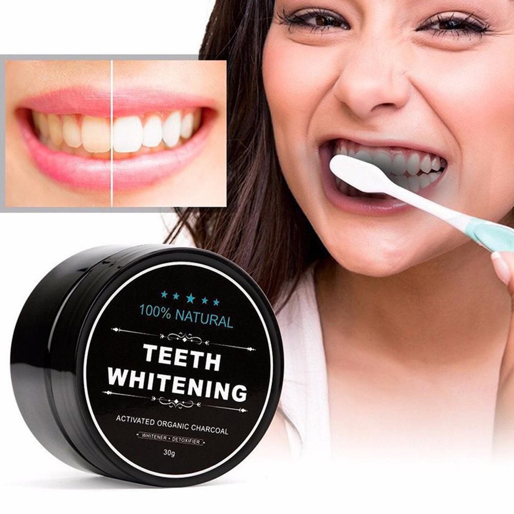 Activated Organic Charcoal Pow - огляд і ціна Whitening Powder Activated