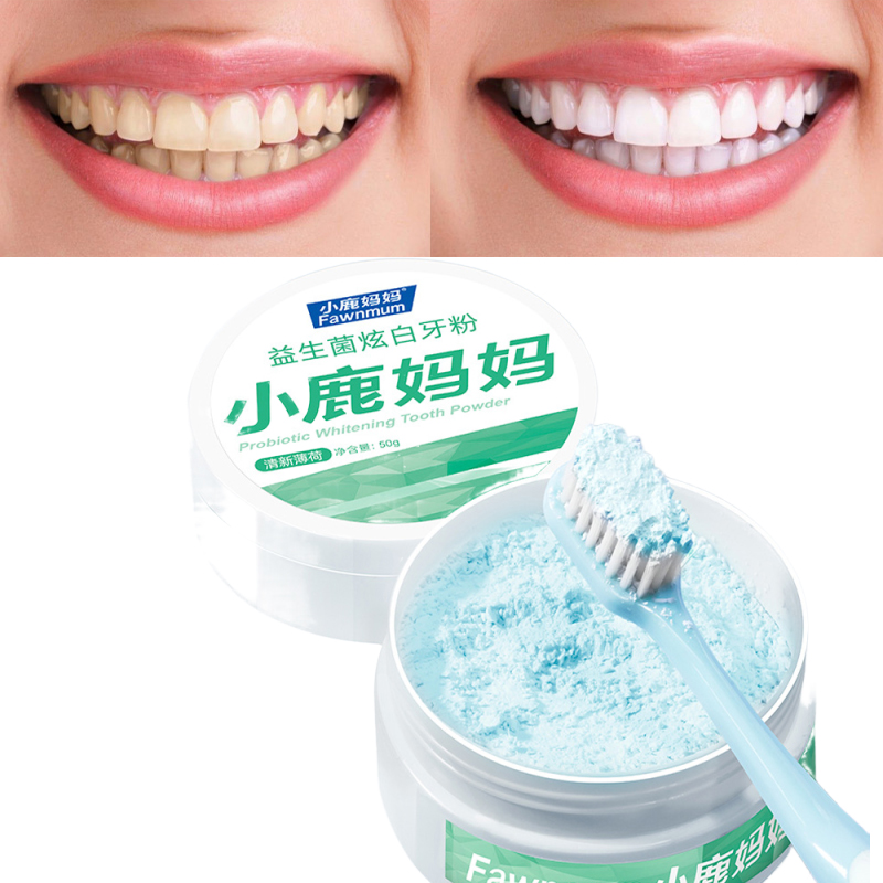 Fawnmun 50g Teeth Powder Activ - огляд і ціна Whitening Powder Activated