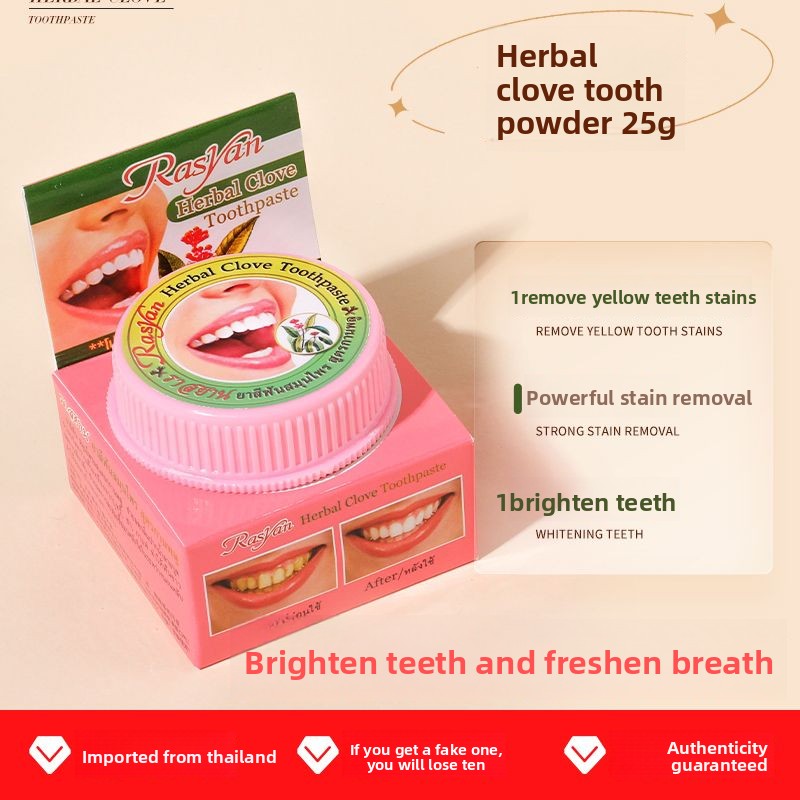 Thai Clove/coconut Tooth Powde - огляд і ціна Teeth Whitening Bleach